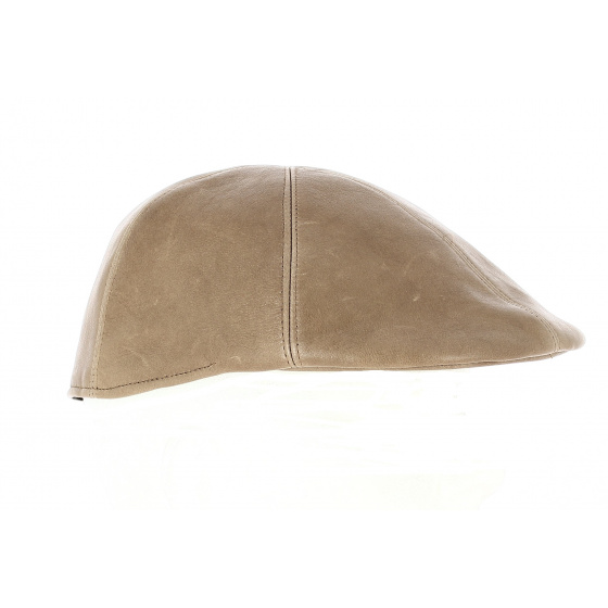 Casquette bombée Bagnola Cuir Marron- Traclet Casquette bombée Bagnola Cuir Marron- Traclet