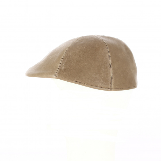 Casquette bombée Bagnola Cuir Marron- Traclet Casquette bombée Bagnola Cuir Marron- Traclet