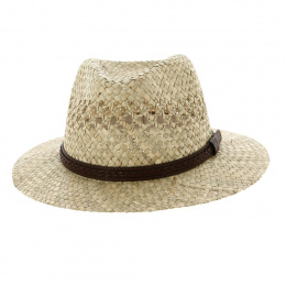Chapeau Traveller Paka Ajouré Paille Naturelle - Traclet