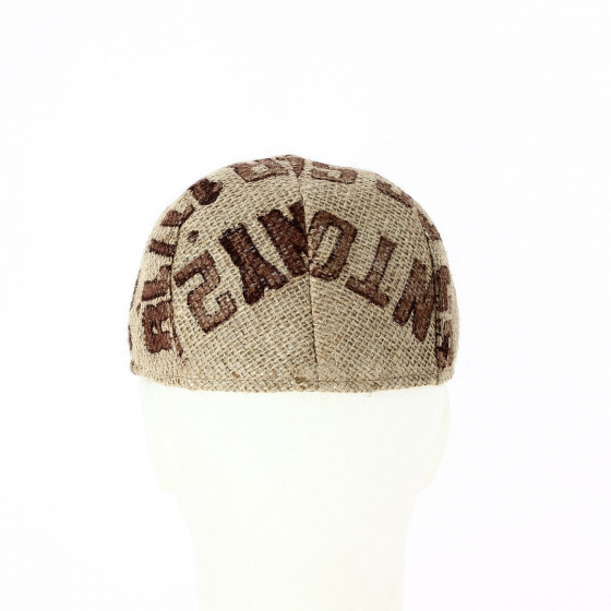 Casquette Bec de canard Brasília Toile de Jute Beige - Traclet