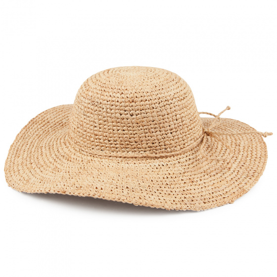 Natural Raffia Governeur Wide Brim Hat - Traclet