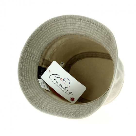 Outdoor Cyrille Beige Bucket Hat - Crambes