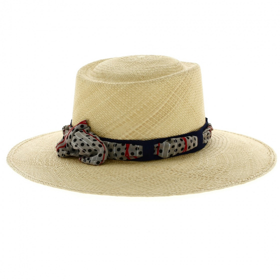 Chapeau Gambler Michele Panama Naturel - Crambes
