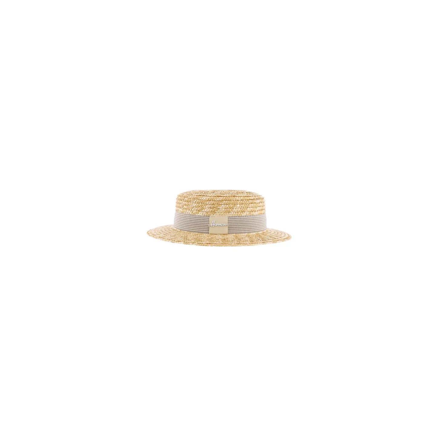 Canotier Paille Naturelle Benson - HERMAN Reference : 931 | Chapellerie Traclet