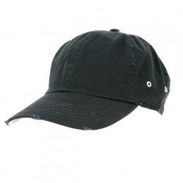 Casquette Baseball Action Destroyed Nero Noire - Atlantis