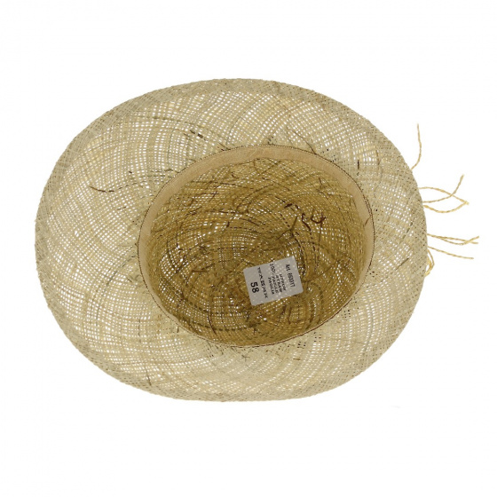 Milos Natural Straw Visor Cap - Traclet