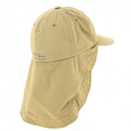 Kern Neck Guard Cap Khaki & Camouflage - Brixton
