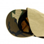 Kern Khaki & Camouflage Hooded Cap - Brixton