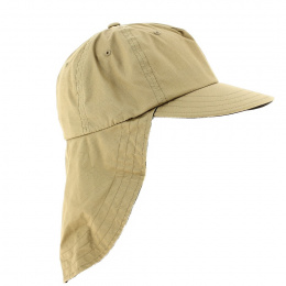 Kern Khaki & Camouflage Hooded Cap - Brixton