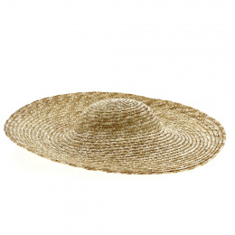 Daniela Natural Straw Wide-Brimmed Hat - Traclet