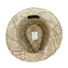 Chapeau Fedora Dan Paille Naturelle - Traclet Reference : 12643 | Chapellerie Traclet