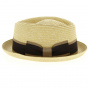 Indian Wells PorkPie Hat Natural Paper - Traclet