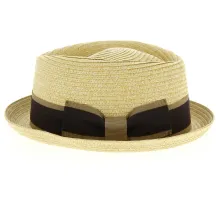 Chapeau PorkPie Indian Wells Papier Naturel - Traclet Reference : 12646 | Chapellerie Traclet