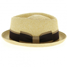 Indian Wells PorkPie Hat Natural Paper - Traclet