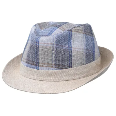 Chapeau Trilby Simono Lin & Coton - Traclet Reference : 12394 | Chapellerie Traclet
