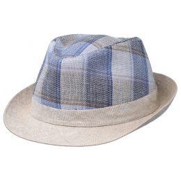 Simono Linen & Cotton Trilby Hat - Traclet