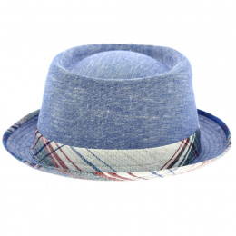 copy of Chapeau PorkPie Indian Wells Papier Naturelle - Traclet