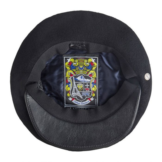 Sam Black Beret Cap - Heritage by Laulhère