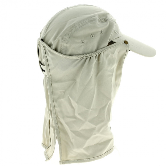 Casquette Cache-Nuque Cache-Cou Sport Beige - Coolibar