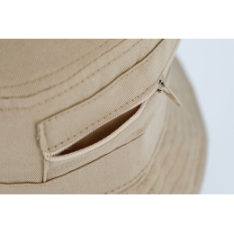 Bob - chapeau tissu beige