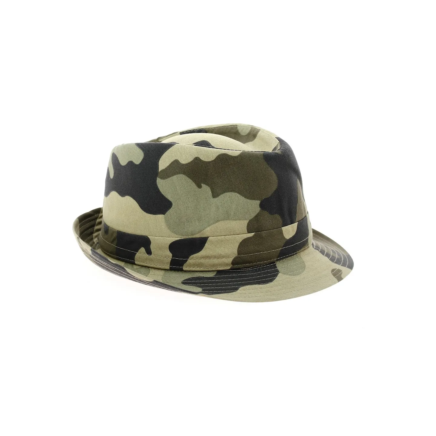 Chapeau trilby camouflage taille 57 Reference : 12694 | Chapellerie Traclet