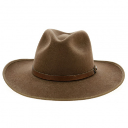 Chapeau Fedora Siempre Feutre Poil Marron - Stetson
