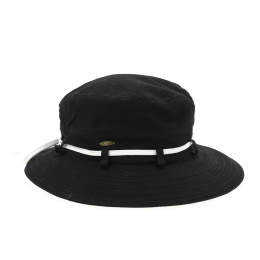 Black cotton hat upf50+