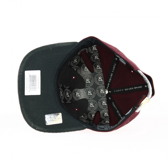 Casquette Strapback Manta Chicago Blackhawks Bordeaux - 47 Brand