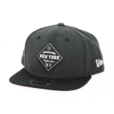 Casquette Snapback 9Fifty Heather Coop Noir - New Era Reference : 12738 | Chapellerie Traclet