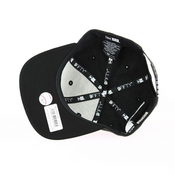 Casquette Snapback 9Fifty Heather Coop Noir - New Era Casquette Snapback 9Fifty Heather Coop Noir - New Era