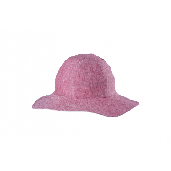 Women's Reversible Wide-Brimmed Hat Edma Linen - MTM