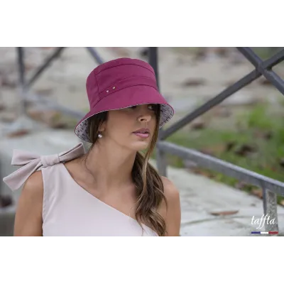 Chapeau cloche Pinceaux Réversible Made in France Coton - MTM