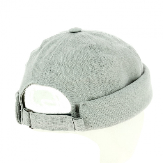 Cooper Docker Cap Mouse Gray Linen - MtM