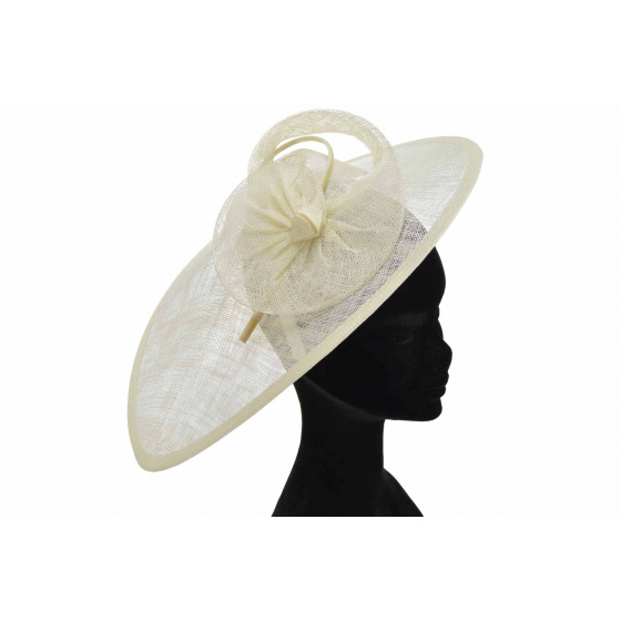 Chapeau de cérémonie Hypsoline Ivoire Chapeau de cérémonie Hypsoline Ivoire