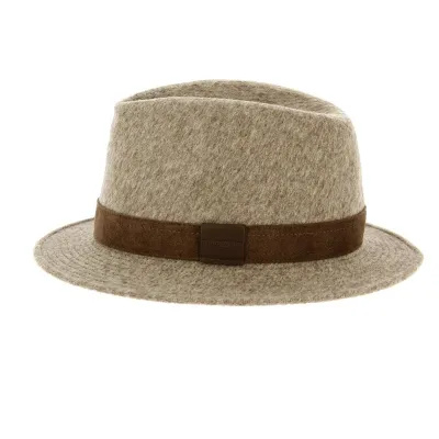 Chapeau Traveller Hamilton Feutre Laine Camel - Broswell Reference : 12798 | Chapellerie Traclet