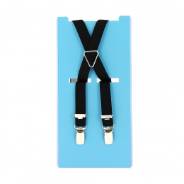 French Fine Plain Suspenders - Smart Paris
