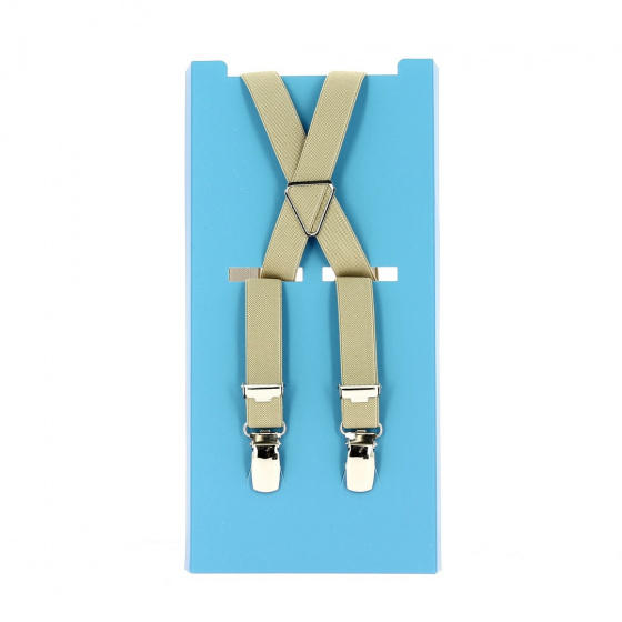 French Fine Plain Suspenders - Smart Paris