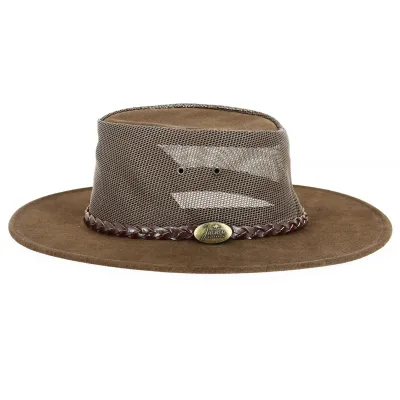 Chapeau traveller Beige - Suede Breezer Explorer Reference : 12807 | Chapellerie Traclet