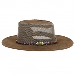 Brown Traveller Hat - Suede Breezer Explorer