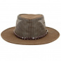 Brown Traveller Hat - Suede Breezer Explorer