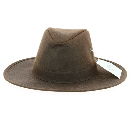 Large Wrangler Traveller Hat Waxed Cotton - Jacaru