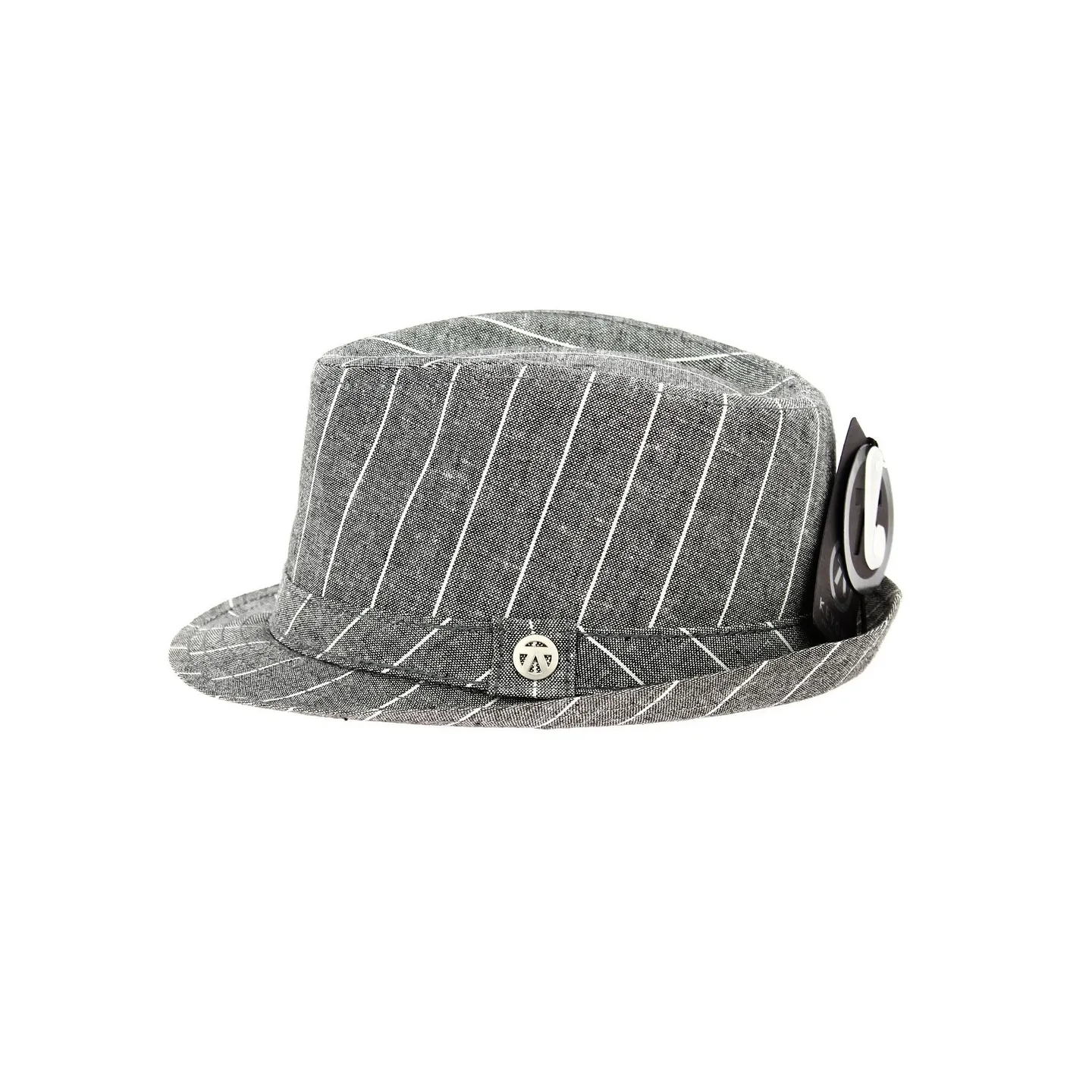 Chapeau Trilby Soho Grigio Coton & Lin Gris - Keyone Reference : 12810 | Chapellerie Traclet