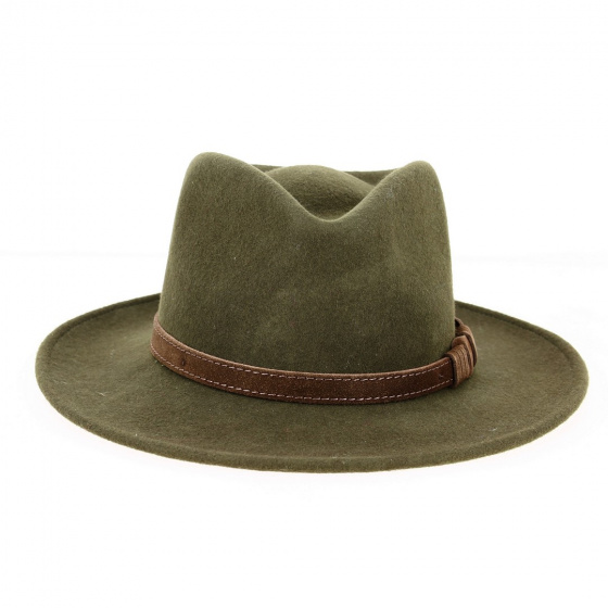 Chapeau Traveller Dundee Feutre Loden - Aussie Apparel Chapeau Traveller Dundee Feutre Loden - Aussie Apparel