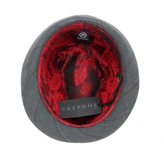 Ripley Wool Felt Trilby Hat Anthracite - Keyone