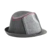 Chapeau Trilby Ripley Feutre Laine Anthracite - Keyone Reference : 12823 | Chapellerie Traclet