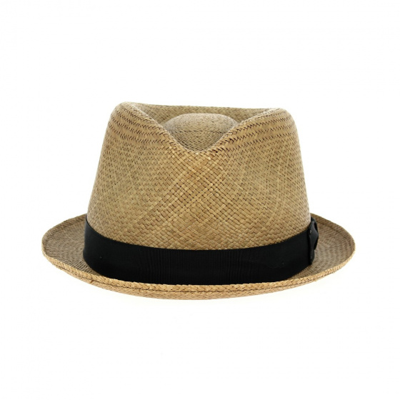 Chapeaux Porkpie Ibra Panama Brun - Bailey