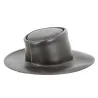 Chapeau Traveller Australian Cuir Marron - Traclet Reference : 12846 | Chapellerie Traclet
