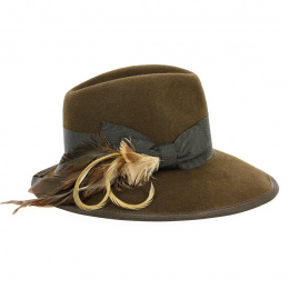 Brown Wool Traveller Hat Capo - Traclet