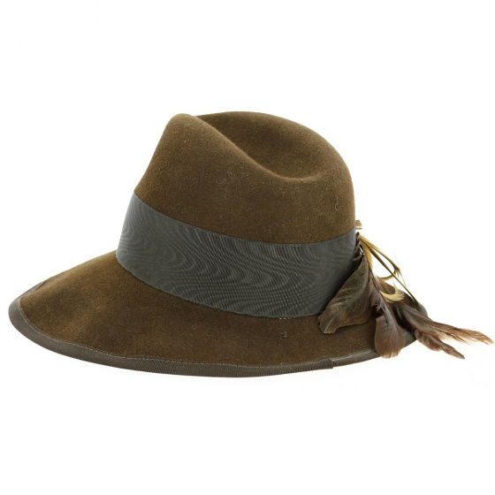 Chapeau Traveller Capo Laine Marron - Traclet Chapeau Traveller Capo Laine Marron - Traclet