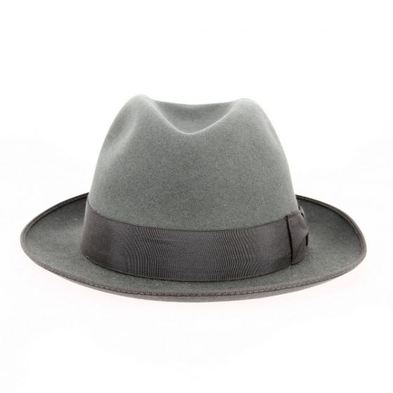 European Homburg Fur Felt Hat - Fléchet